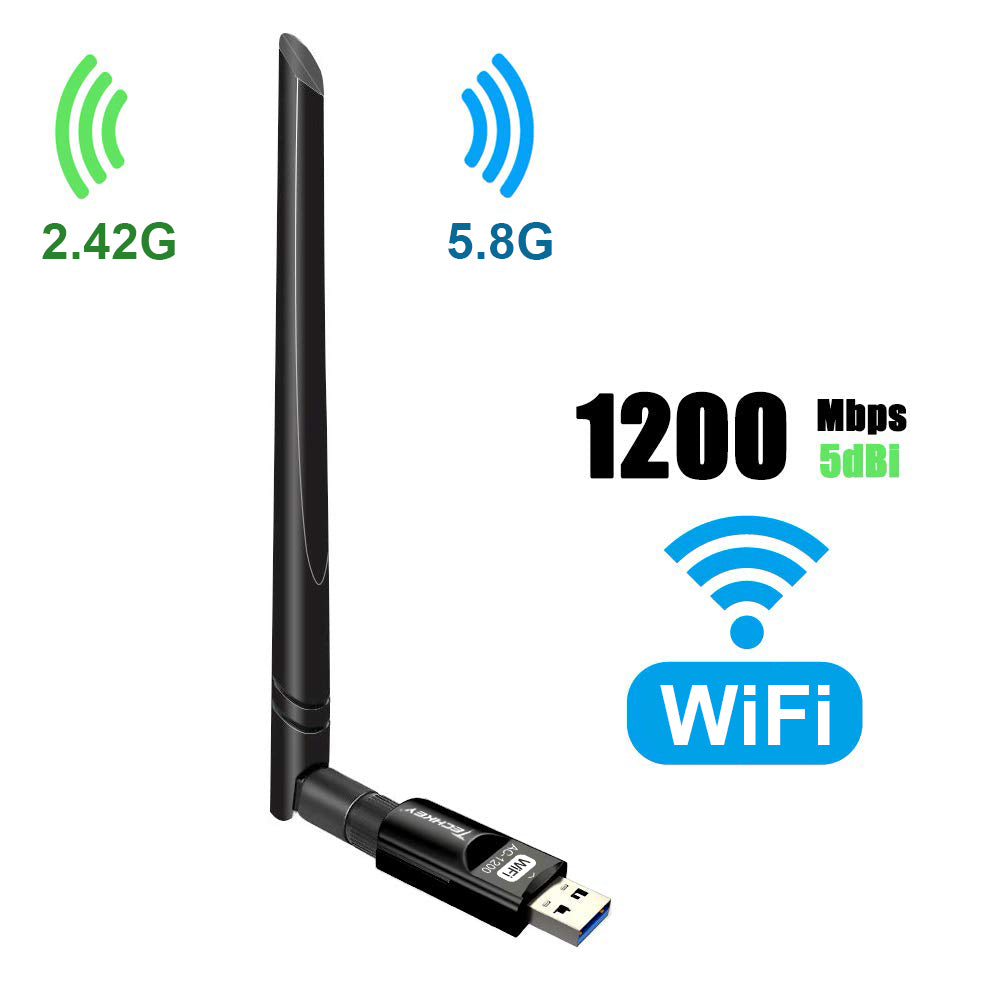 Clé WiFi USB 3g - 1200Mbps adaptateur wifi usb - USB 3.0 Dongle